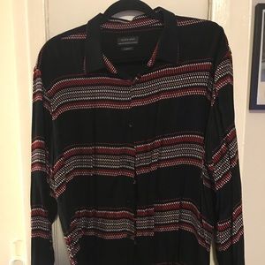 Zara Mens Button Up Slim Fit